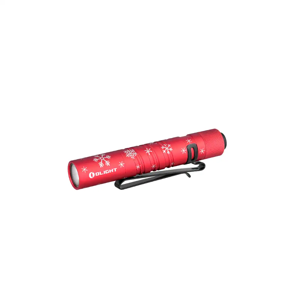Olight i3T EOS Taschenlampe Schneeflocken-Rot