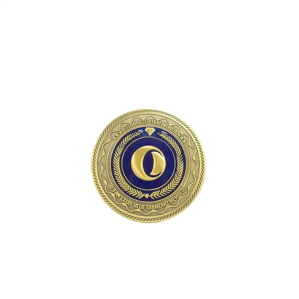 Olight Blauer Diamant Coin