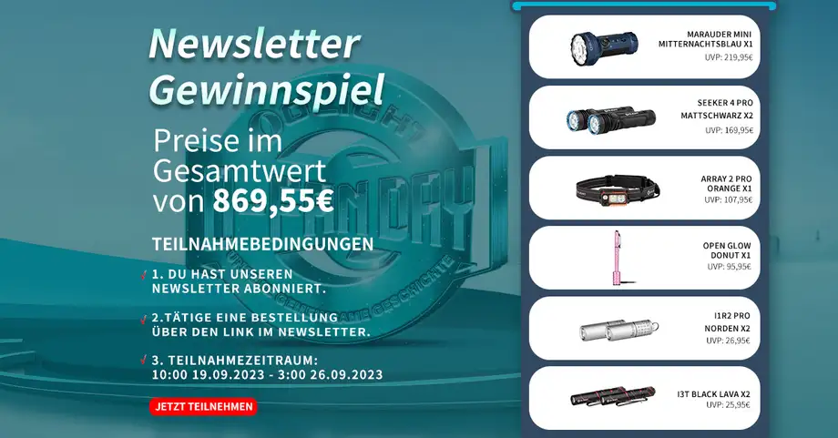 Newsletter-Giveaway Aktion im September (Exklusiv für Abonnent*innen)